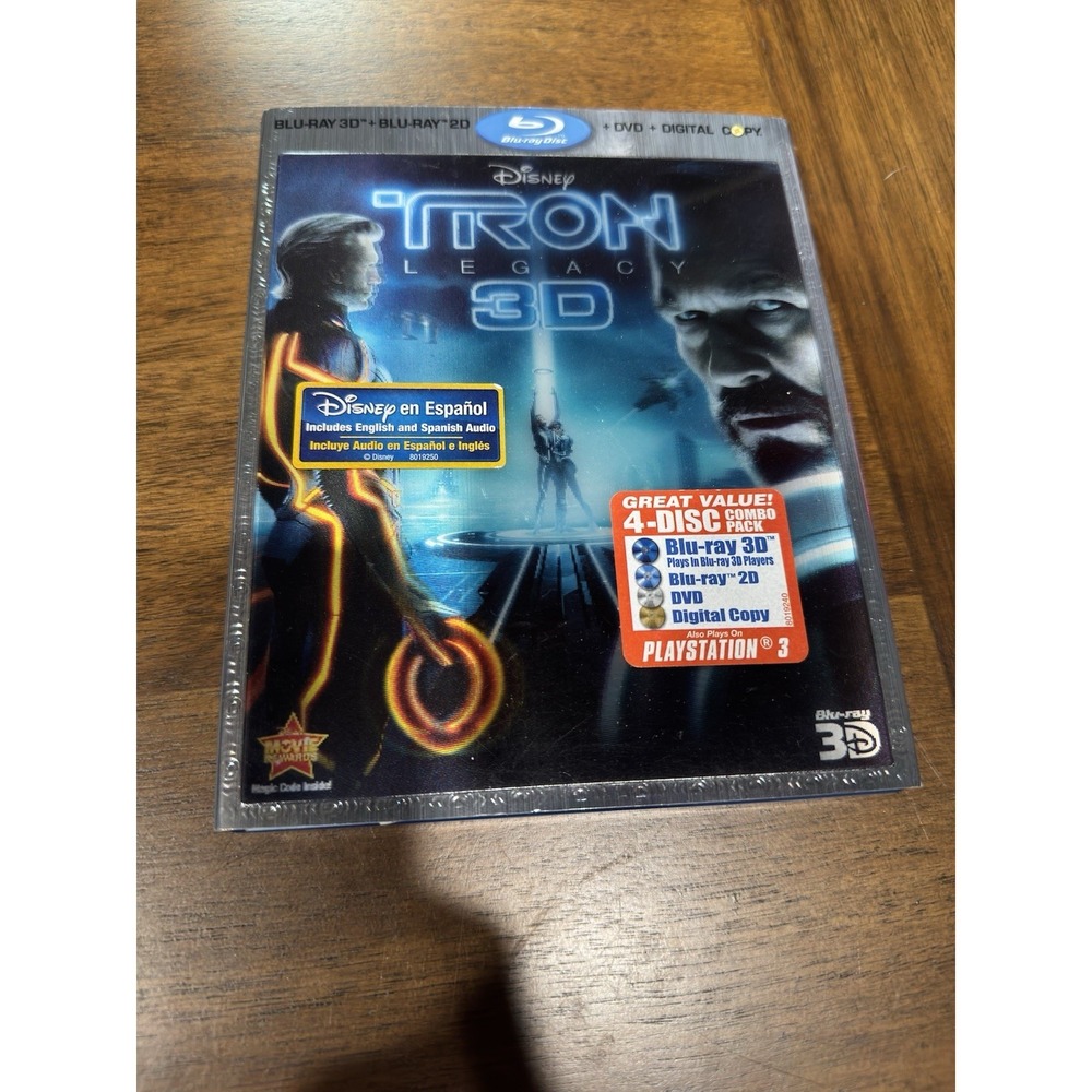 Tron Legacy 3D Blu ray 3D/Blu ray/DVD/Digital Copy